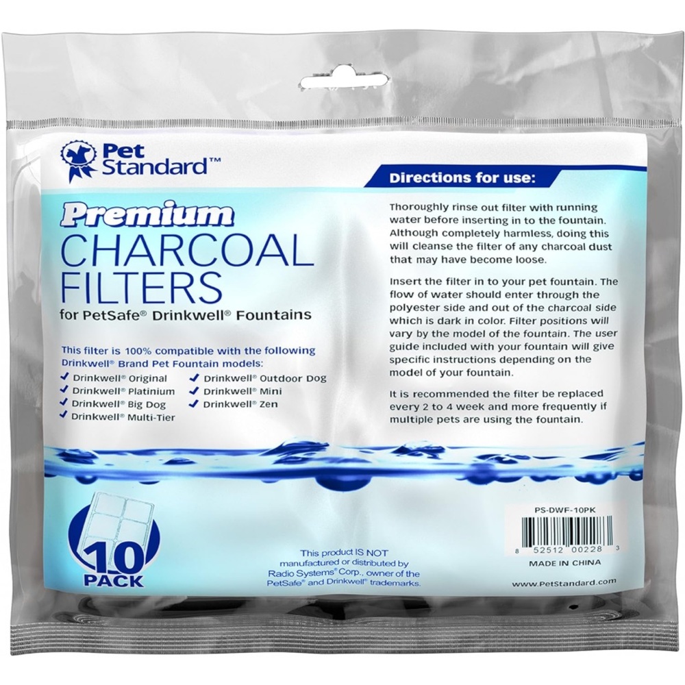 SEVEN Charcoal filters for dog water fountains